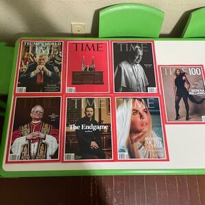 Time Magazine Collection - Red and Black Covers